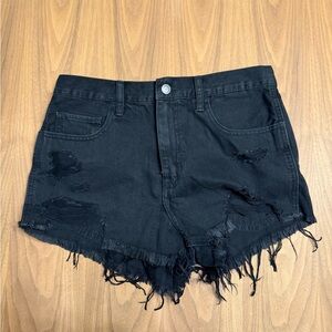 Hollister Black High Rise Festival Shorts